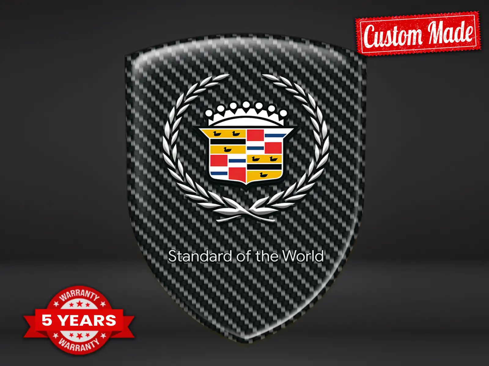 Cadillac Fensteraufkleber Pro Max Stilvoll Robust Fahrzeug